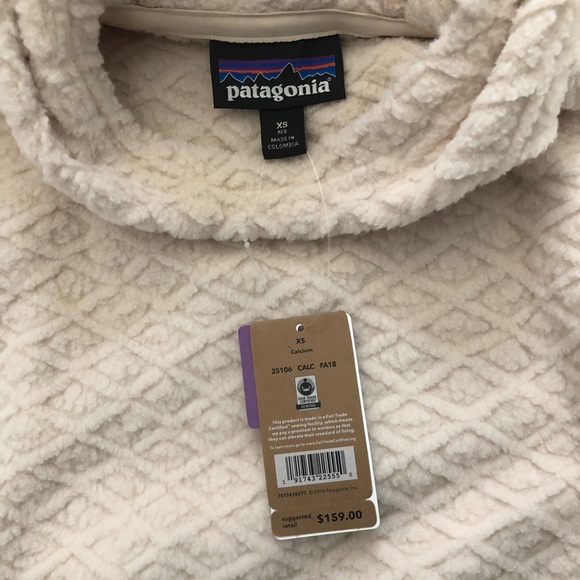Patagonia - diamond Capra fleece hoody sweater - Picture 6 of 8